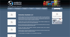 Desktop Screenshot of alimentosaustrales.com